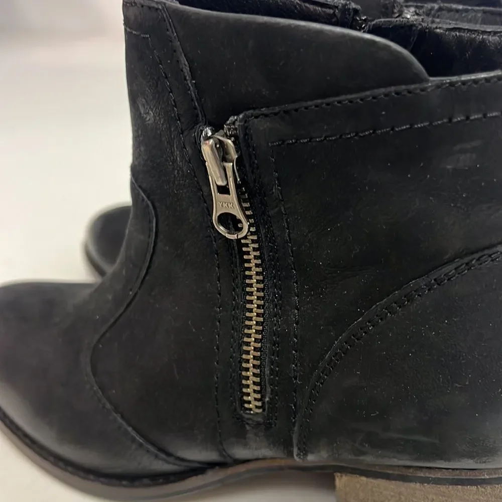 Earth Ralston Leather Bootie Size 8 A5‎